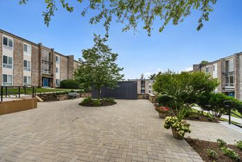 Spacious courtyards